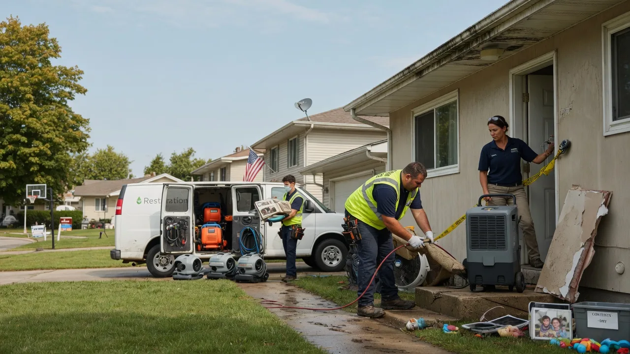 Water Damage Restoration in Ellwood City, PA near me
